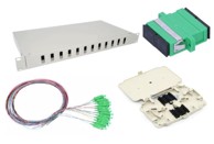 NFO Patch panel 1U 19", singlemode, set